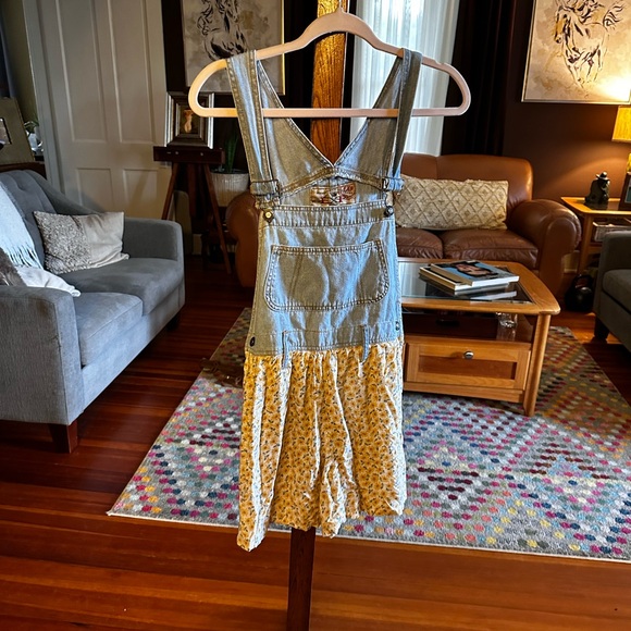 Express 90s vintage denim romper sz XS to sz 4 - Picture 7 of 7